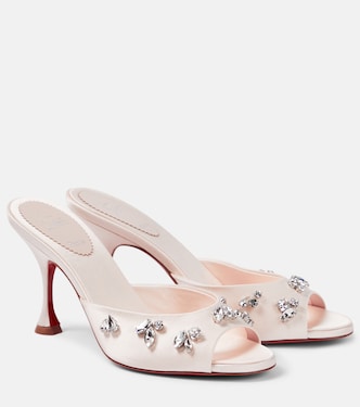 Sandali Degraqueen 85 in crêpe | Christian Louboutin