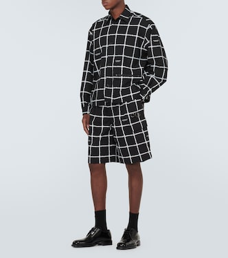 Printed technical shorts | Undercover
