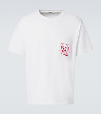Embroidered Hoop cotton T-shirt | Bode