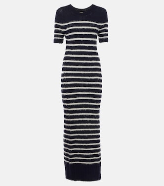 Robe midi Helen en soie et cachemire | Khaite