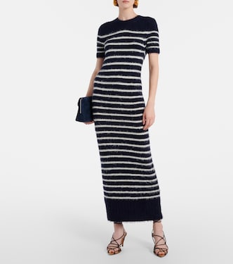 Robe midi Helen en soie et cachemire | Khaite