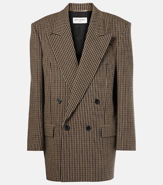 Oversize-Blazer aus einem Wollgemisch | Saint Laurent