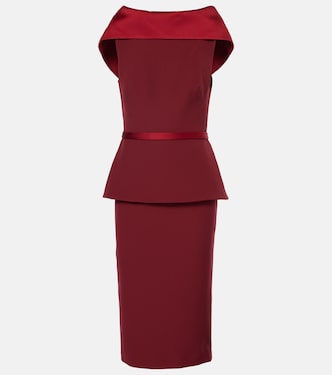 Midikleid Rella aus Crêpe | Safiyaa