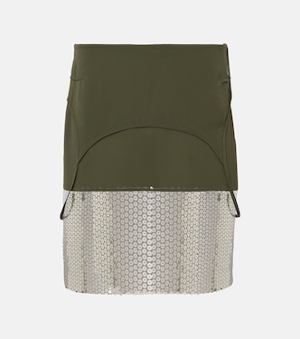 Gonna midi con paillettes | The Attico