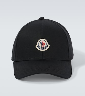 Logo cotton gabardine baseball cap | Moncler