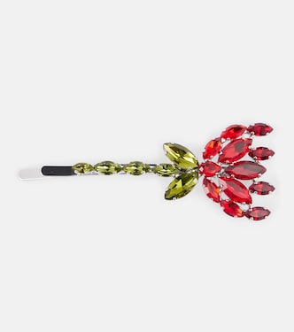 Fermacapelli Carnation con cristalli | Simone Rocha