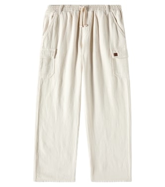 Cotton and linen cargo pants | Tartine et Chocolat