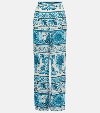 Printed wide-leg pants | Adriana Degreas