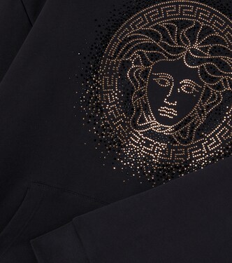 Felpa con cappuccio Medusa in cotone | Versace Kids