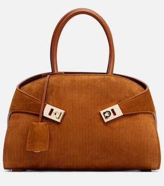 Sac Hug Medium en daim | Ferragamo