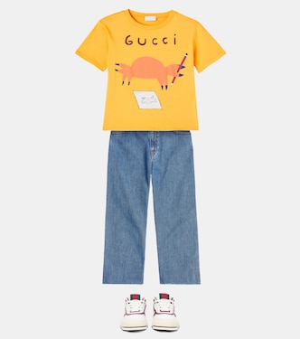 x Euan Roberts cotton jersey T-shirt | Gucci Kids