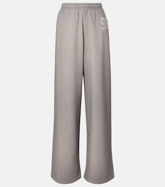 Pantaloni sportivi Felin in pile di cotone con logo | Acne Studios