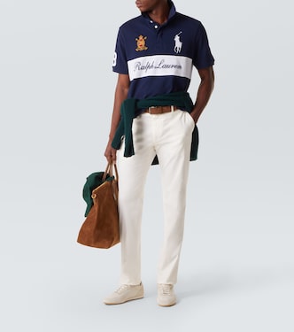 Logo embroidered cotton piqué polo shirt | Polo Ralph Lauren
