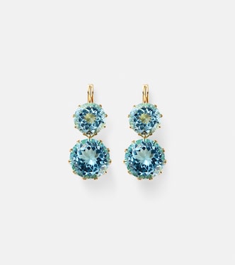 Orecchini in oro giallo 18kt con topazio | Ileana Makri