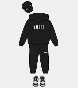 Sweat-shirt à capuche imprimé en coton | Amiri Kids