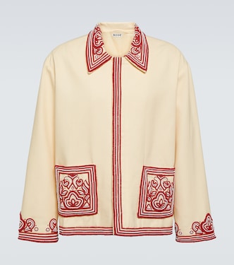 Flora beaded cotton jacket | Bode