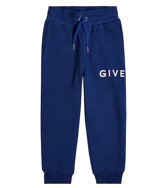 Logo cotton-blend sweatpants | Givenchy Kids