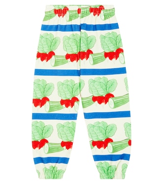 Pantalones deportivos Veggie de algodón | Mini Rodini