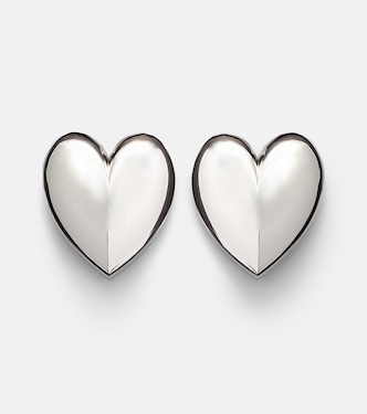 Puffy Heart 10kt gold-plated earrings | Jennifer Fisher