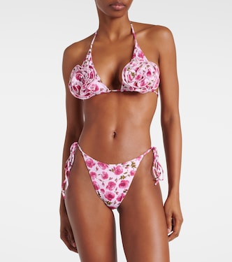 Slip bikini con stampa floreale | Magda Butrym