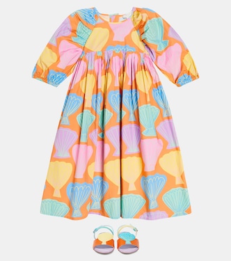 Vestido de algodón estampado | Stella McCartney Kids