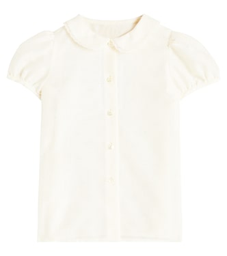 Baby - Camicia in jacquard di cotone GG | Gucci Kids