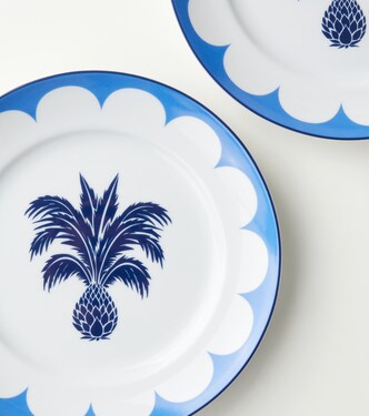 Jaipur set of 2 dessert plates | Aquazzura Casa