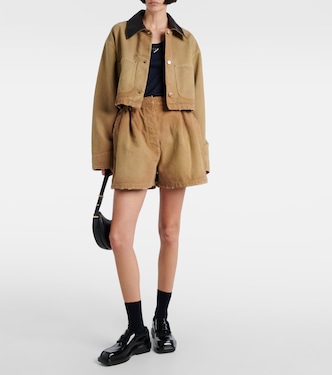 Short en toile de coton | Prada