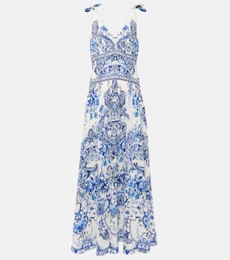 Maxikleid Glaze and Graze aus Leinen und Seide | Camilla