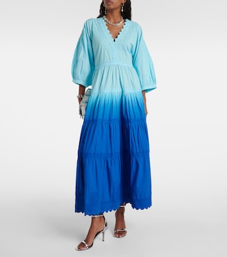 Vestido largo de popelín de algodón | Juliet Dunn