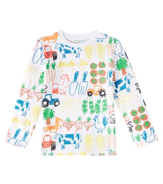 Bedrucktes Top aus Baumwolle | Stella McCartney Kids