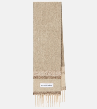 Sciarpa in misto lana con logo | Acne Studios