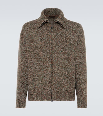 Cashmere zip-up sweater | Loro Piana