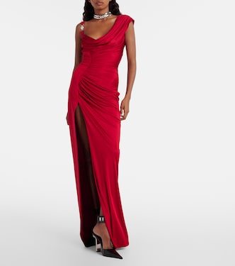 Vestido de fiesta Medusa '95 drapeado | Versace