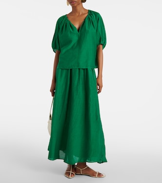 Blouse Kristen en coton et soie | Velvet