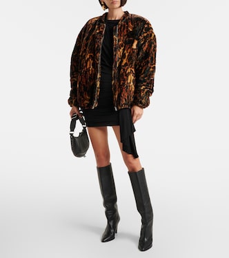 Delima leopard-print bomber jacket | Isabel Marant