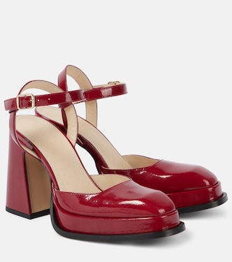 Malasana leather platform pumps | Souliers Martinez