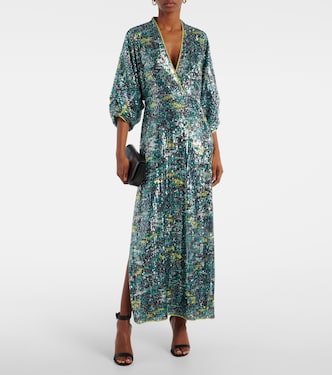 Abito lungo Jessel con stampa | Diane von Furstenberg