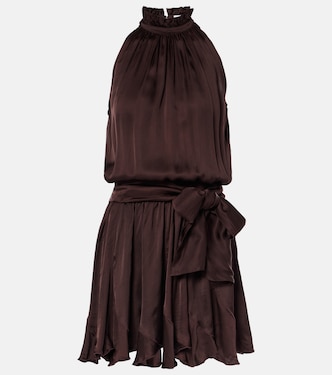 Minikleid Bianca aus Satin | Poupette St Barth