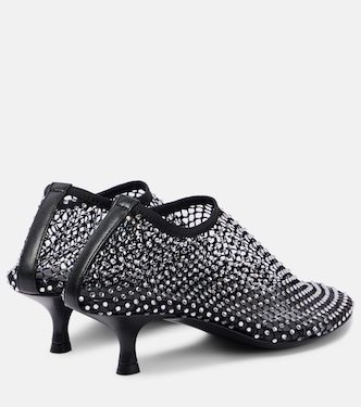 Pumps Minette a rete con cristalli | Christopher Esber