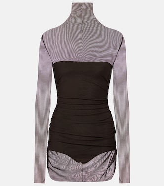 Minikleid aus Mesh | Norma Kamali