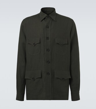 Feldjacke Safari aus Leinen | Rubinacci