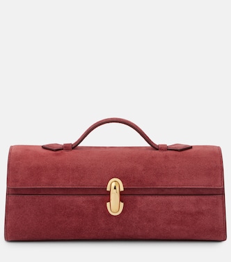 Clutch Slim Symmetry Small in suede | Savette