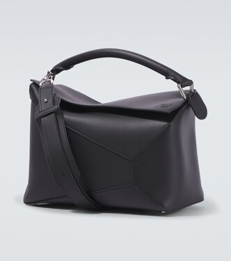 Puzzle leather shoulder bag | Loewe