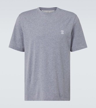 T-Shirt aus Baumwolle | Brunello Cucinelli