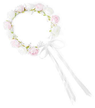 Floral-appliqué headband | Monnalisa