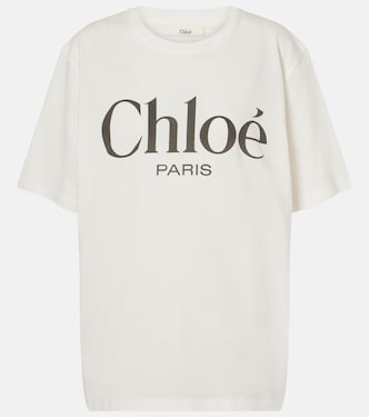 Logo cotton jersey T-shirt | Chloé
