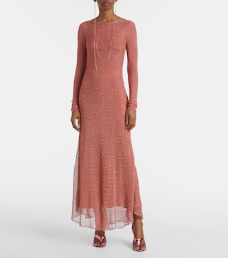 Abito lungo semitrasparente | Alaïa