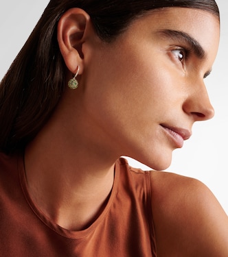 Boucles d'oreilles Bauble en or 18 ct, diamants et grenats | Roxanne First