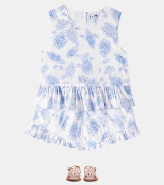 Camicia e shorts in cotone con stampa | Tartine et Chocolat